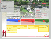 Tablet Screenshot of e.cantal.fr